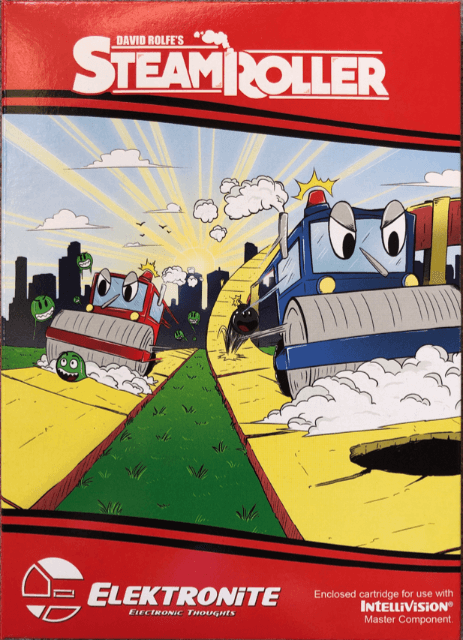 Steamroller box art for Intellivision